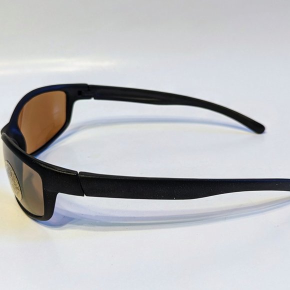 NWT True Vintage 90's Plastic Rectangle Style Sporty Sunglasses (M.Black) - Picture 2 of 4